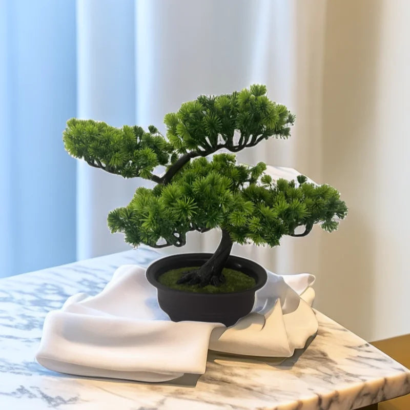 Festival Potted Plant Simulation Decorative Bonsai Home Office Pine Tree Gift DIY Ornament Lifelike Accessory Artificial Bonsai