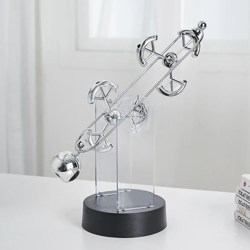 Physics Science Newton Pendulum Nordic Home Decoration Accessories Modern Metal Maglev Balance Balls Office Desk Decor Gifts