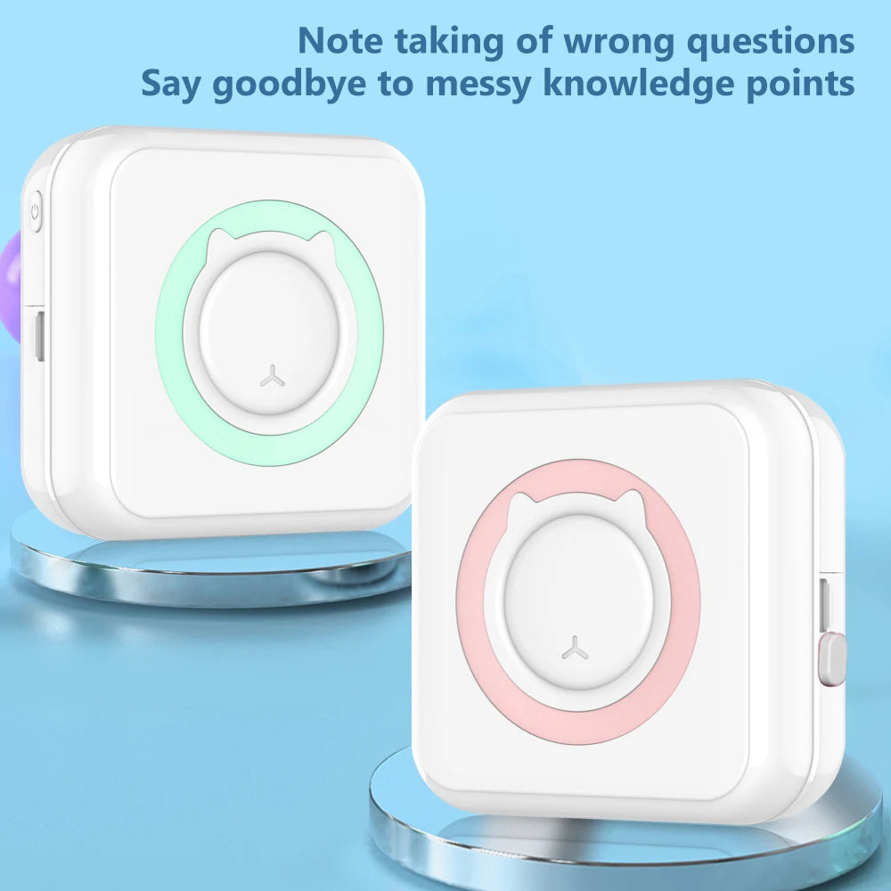 Olaf Mini Pocket Printer Portable Thermal Printing for Android IOS Wireless Miniprint for Photo Sticker Label Printers for DIY