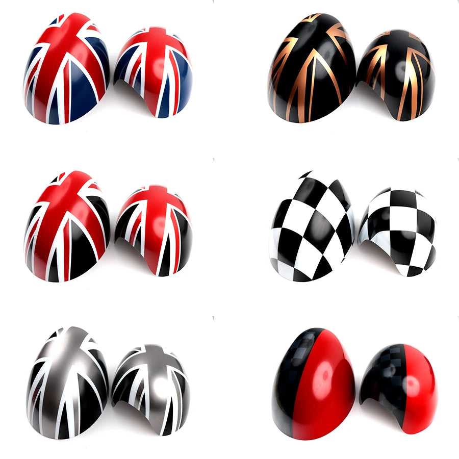 For MINI Cooper One S JCW F54 F55 F56 F57 F60 2015-2019 Union Jack Car Shell Outside Rear View Mirror Covers Accessories