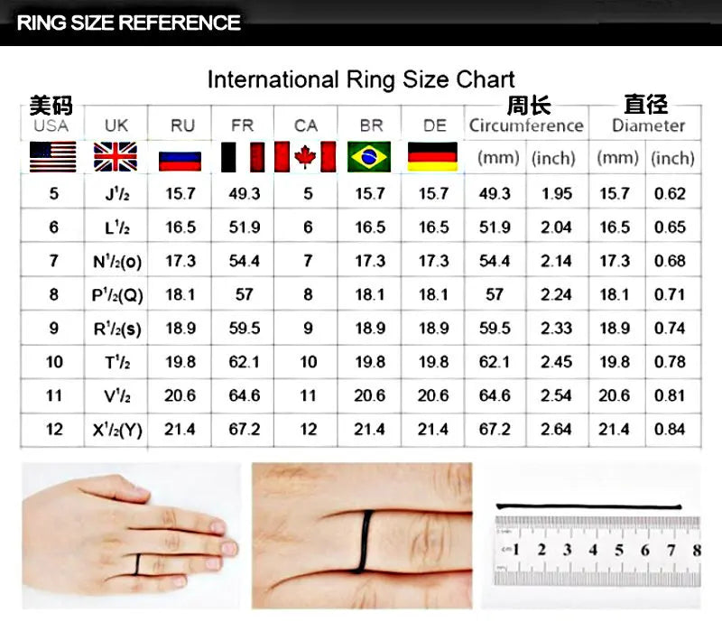 Mens Jewellery Vintage Black Rings for Men Boyfriend Ring Engagement Wedding Punk Party Anniversary Jewelry Father's Day Gift