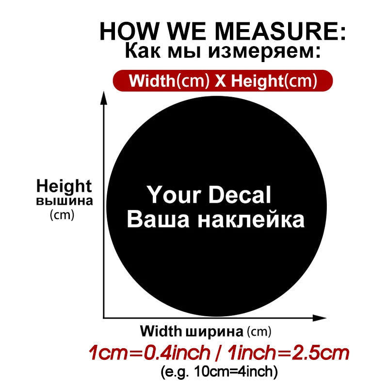 15/20 CM Personalized Car Stickers Korn Russian Decal Vinyl Car Stickers Accessories Pegatinas Para Coche M184