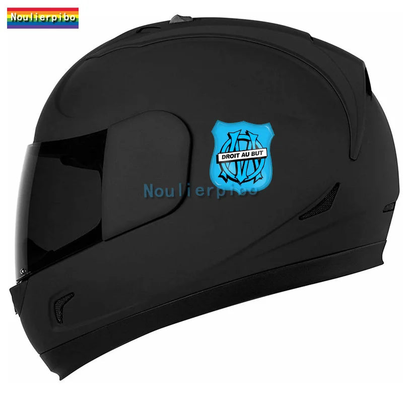 3D Personalized Epoxy Dome Decals Marseille Vinyl Decals Motorcycle Helmet Car Decorative Accessories Mobile Phone Decals