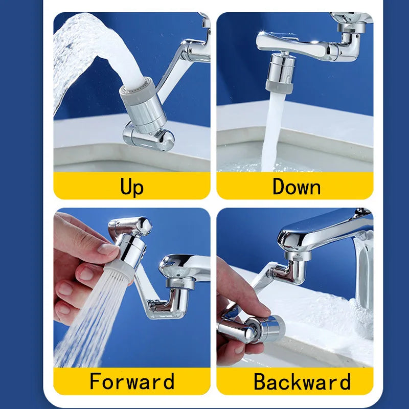 1080 ° Swivel Faucet Aerator Mixer Tap Extender Adapter Attachment Water Nozzle Adjustable Kitchen Sink For Home Accessories