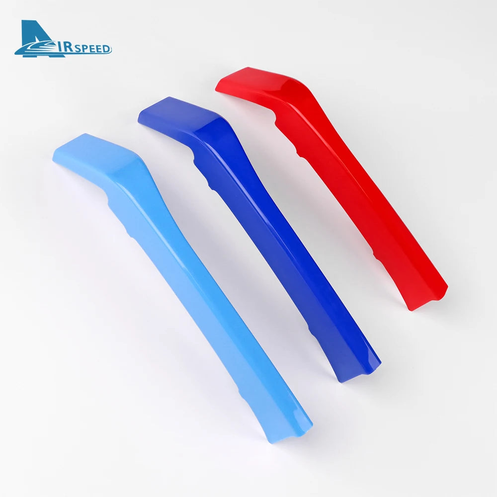 AIRSPEED For BMW 1 Series F40 2020 2021 2022 2023 Car Front Grill Stripes Cover Grid Stripes Clips Trim Motorsport Accessories
