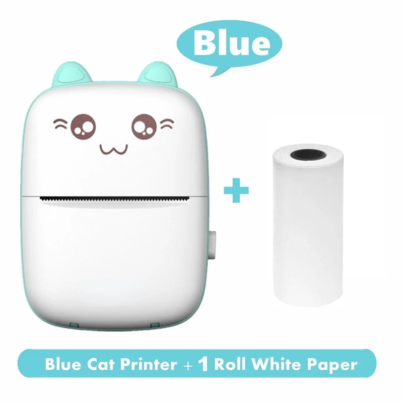 Cute HD Photo Printer Mini Drucker Thermal Adhesive Label Portable Makeid Inkless Bluetooth Multi-function Miniprint for Sticker