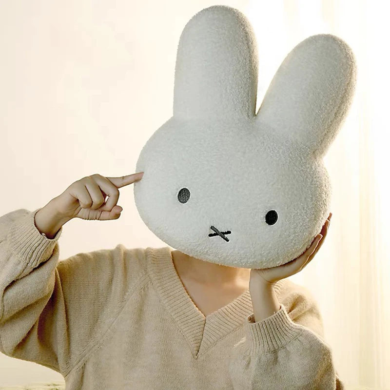 New Kawaii Plush Pillow Cute Miffys Sweet Doll Toy Creative Room Decoration Cartoon Ornament Birthday Gift