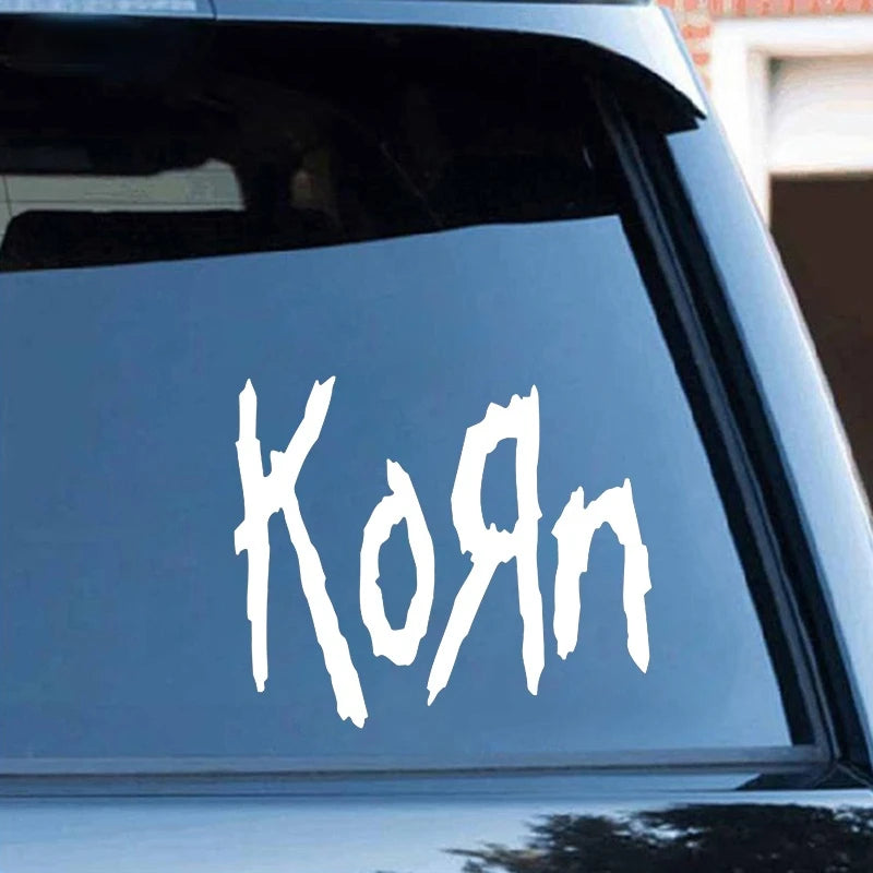 15/20 CM Personalized Car Stickers Korn Russian Decal Vinyl Car Stickers Accessories Pegatinas Para Coche M184