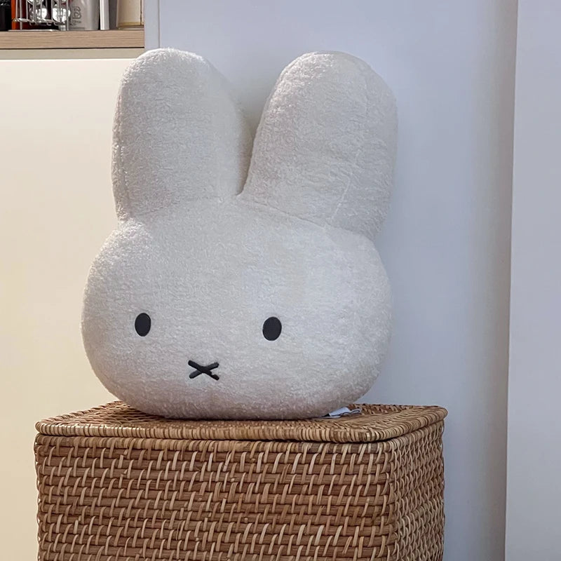 New Kawaii Plush Pillow Cute Miffys Sweet Doll Toy Creative Room Decoration Cartoon Ornament Birthday Gift