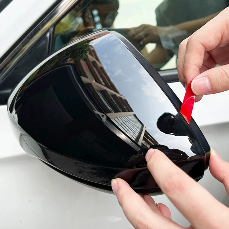 Car Rearview Mirror Cover For Byd Seal 2023 2024 Abs Carbon Fiber Rear View Mirror Decorative Shell Exterior Accessories