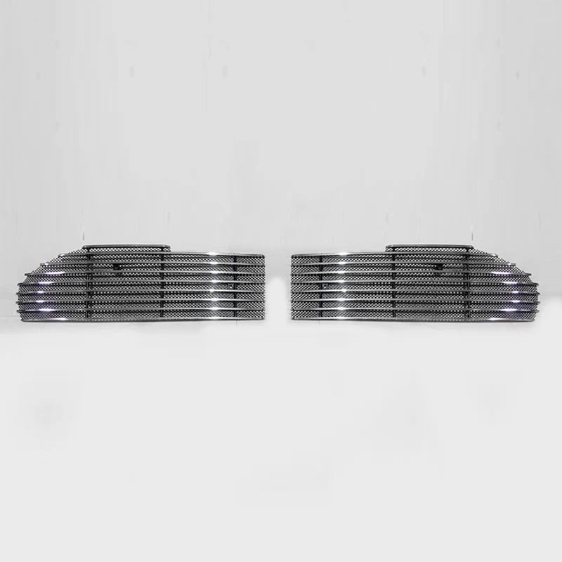 1 Set Car Styling Front Grille Trim Garnish Cover Stickers For Geely Geometry C 2021 2022 Aluminum Alloy Car Accessories